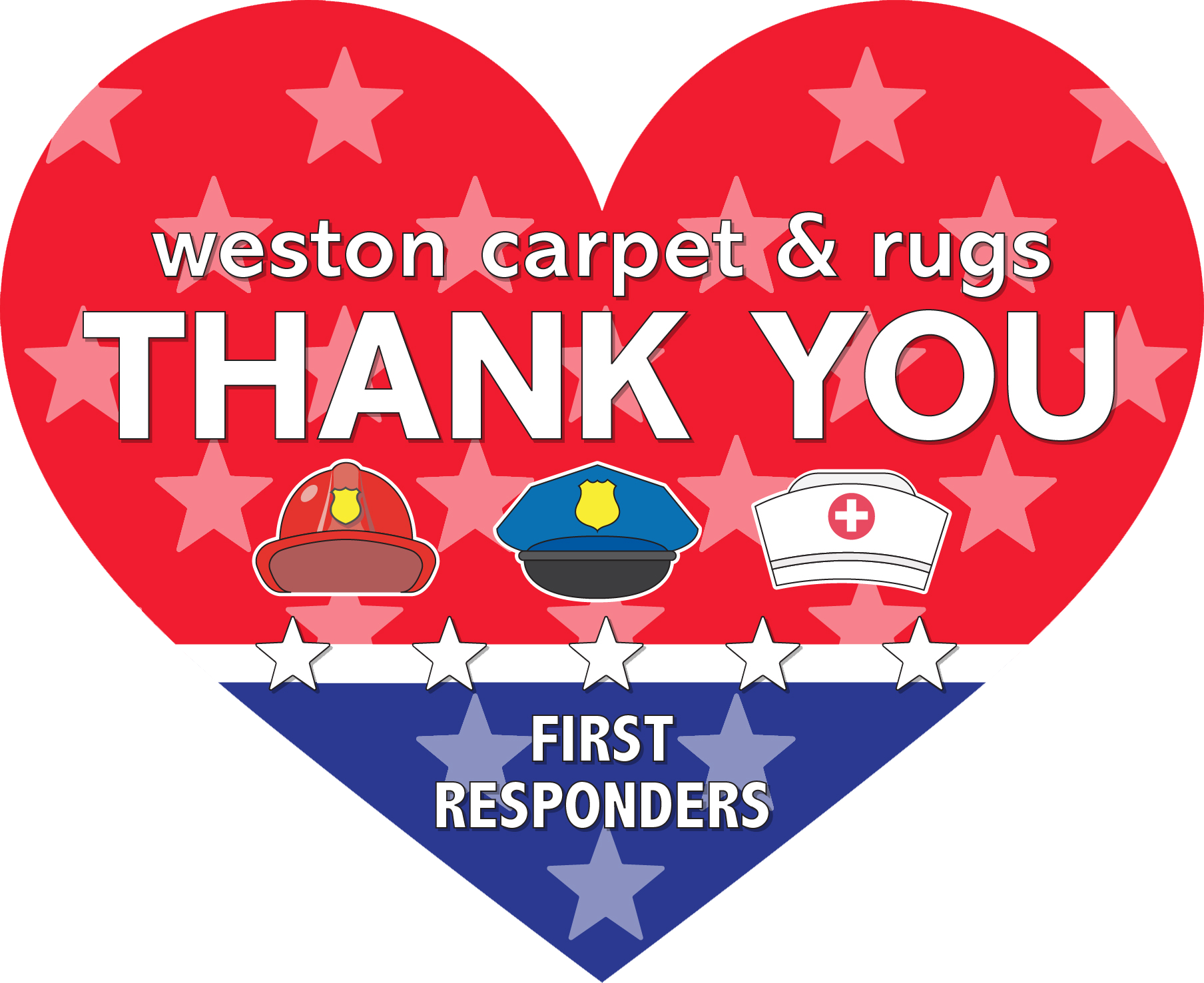 Weston Carpet Thanks Essential Workers